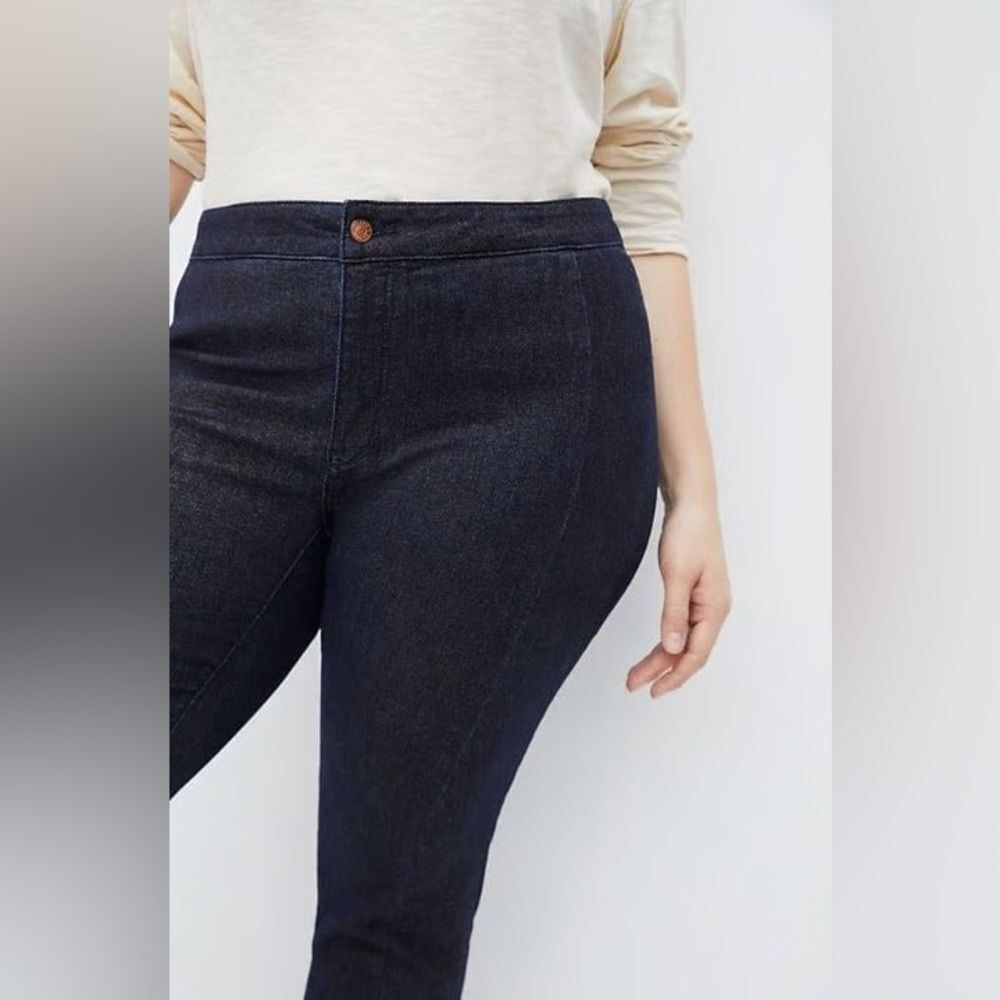 Pilcro Anthropologie Women’s Shimmer High Rise Denim Leggings Size 32 EUC